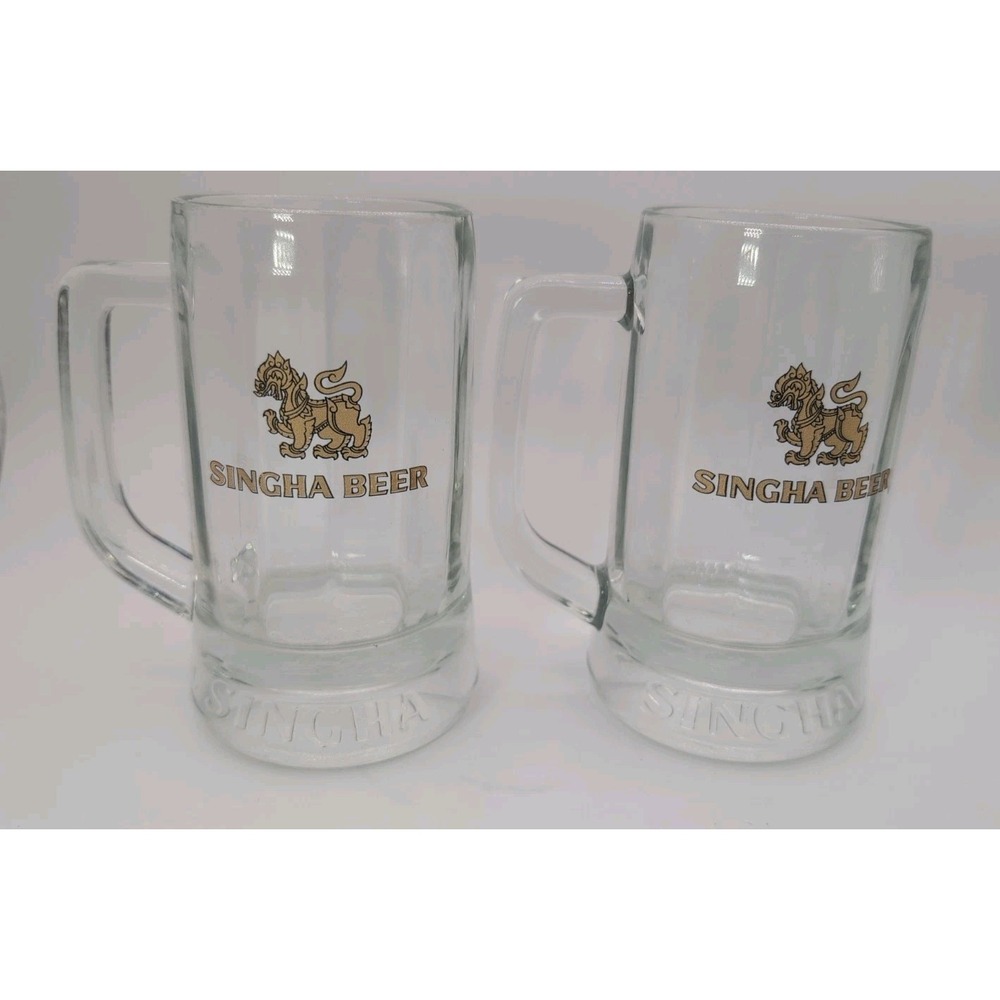 Singha Beer Glass Mug Thailand 0.3 L 3D
